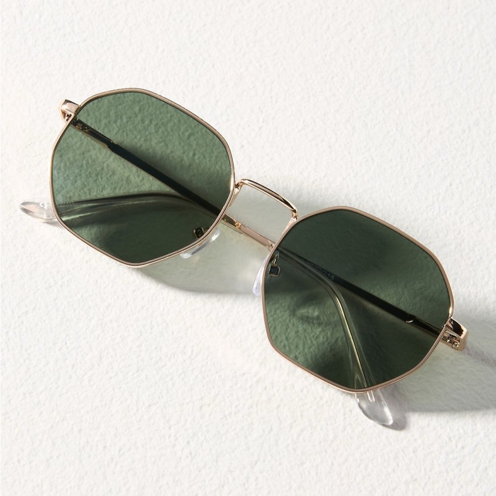 Anthropologie Gold Frame Sunglasses